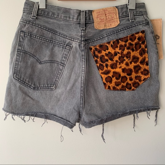 Levi's Pants - Levis 501 Short in Grey Re-Worked